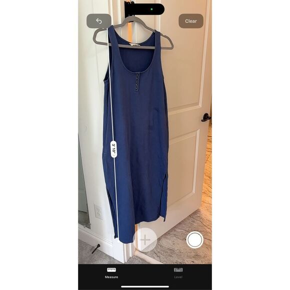 NWOT Sezane ARIANA DRESS, navy small $170 A57 - Picture 9 of 9